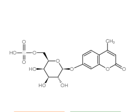 4-甲基香豆素基-β-D-吡喃半乳糖苷-6-硫酸，CAS：126938-14-5