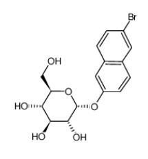 6-溴-2-萘基 α-D-吡喃葡萄糖苷   CAS号 	25696-57-5