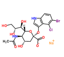 5-溴-4-氯-3-吲哚基-alpha-D-N-乙酰神经氨酸钠盐 CAS号	160369-85-7