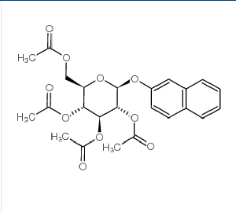 2-萘基-2,3,4,6-O-四乙酰基-β-吡喃葡萄糖苷，CAS: 14581-89-6