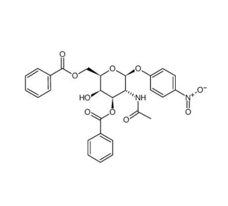 4-硝基苯基-2-乙酰胺基-2-脱氧-3,6-苯甲酰基-β-D-吡喃葡糖，CAS: 132498-72-7