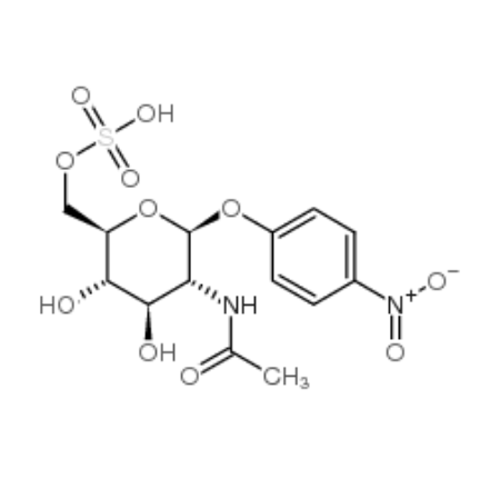 4-硝基苯基-2-乙酰氨基-2-脱氧-β-D-吡喃葡萄糖苷-6-硫酸钾，CAS: 80095-44-9