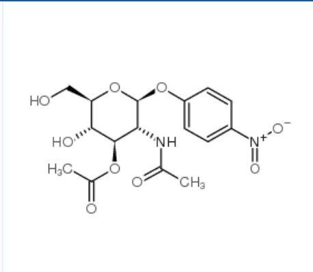 4-硝基苯基-2-乙酰氨基-2-脱氧-3-乙酰基-O-β-D-吡喃葡萄糖苷，CAS: 23262-57-9