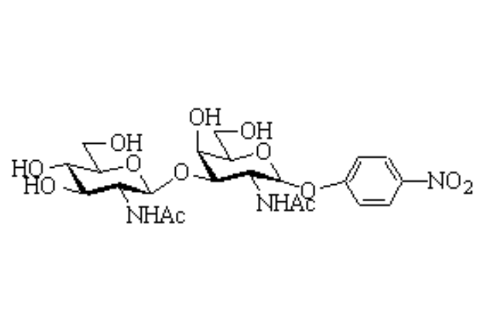 4-硝基苯基-2-乙酰氨基-3-O-(2-乙酰氨基-2-脱氧-β-D-吡喃葡萄糖苷)-2-脱氧-α-D-半乳糖苷，CAS:125455-64-3