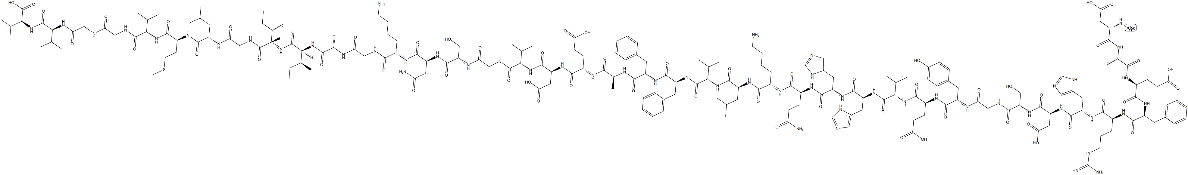 BETA淀粉样蛋白片段1-40,CAS:131438-79-4