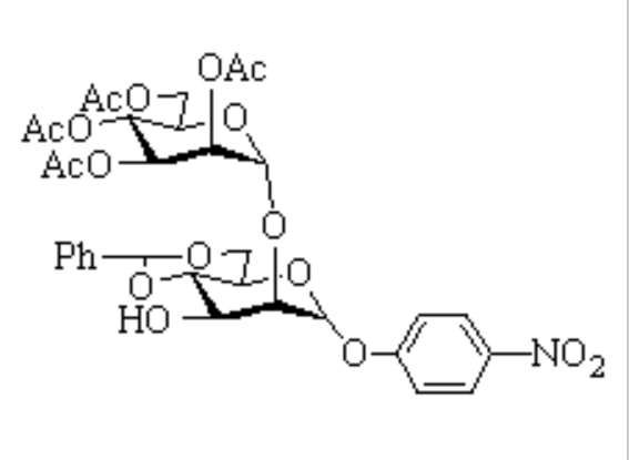 4-硝基苯基-2-O-(2,3,4,6-四-乙酰基-α-D-吡喃甘露糖苷)-4,6-O-苄叉-β-D-吡喃甘露糖苷