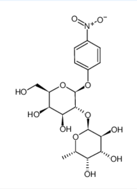 4-硝基苯基-2-O-(α-L-吡喃岩藻糖苷)-β-D-吡喃半乳糖苷，CAS:66347-27-1