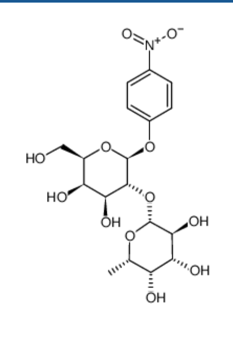 4-硝基苯基-2-O-(β-L-吡喃岩藻糖苷)-β-D-吡喃半乳糖苷，CAS: 77640-21-2