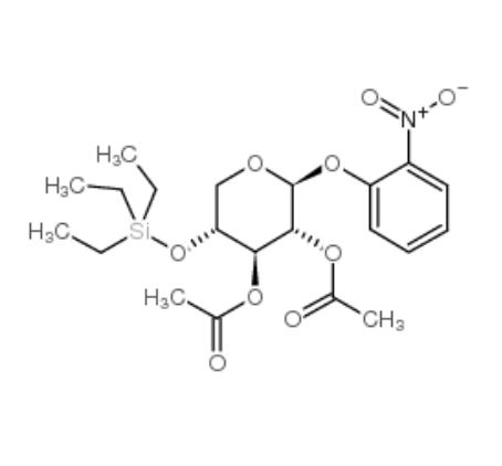 2&#039;-硝基苯基2,3-二-O-乙酰基-4-O-三乙基甲硅烷基-β-D-吡喃木糖苷，CAS: 162088-90-6