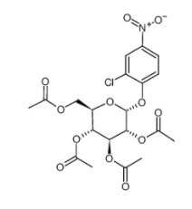 2-氯-4-硝基苯基-2,3,4,6-四-氧-乙酰基-Α-D-吡喃葡萄糖苷 CAS号	153823-58-6