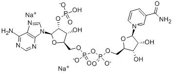 beta-烟酰胺腺嘌呤二核苷酸磷酸二钠盐,CAS:24292-60-2