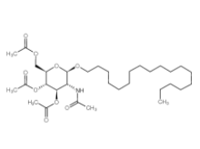 十八烷基2-乙酰氨基-3,4,6-四-氧-乙酰基-β-D-吡喃葡萄糖苷  CAS号	135198-09-3