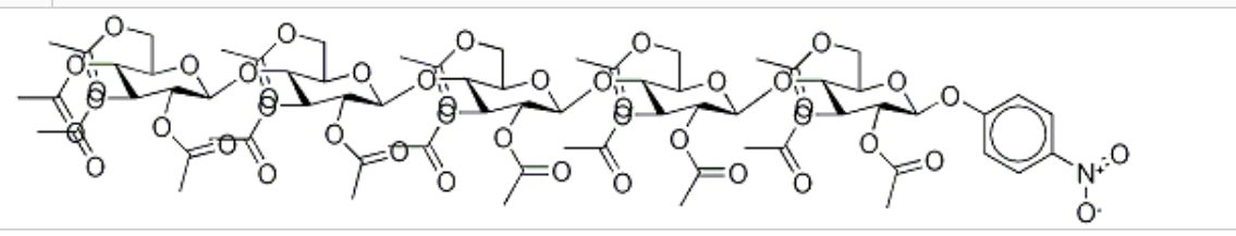 4-硝基苯基-十六-乙酰基-β-D-纤维五糖苷，CAS：129411-66-1