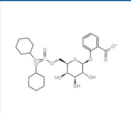 2-硝基苯基-β-D-吡喃半乳糖苷-6-磷酸环己铵盐	，CAS: 25405-62-3
