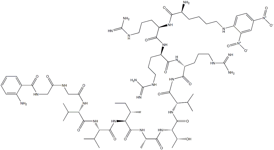 Abz淀粉样β/A4蛋白前体770(708-715)-Lys(Dnp)-D-Arg-D-Arg-D-Arg酰胺,CAS:1182723-43-8
