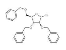 1-氯-2,3,5-三-O-苄基-D-阿拉伯呋喃糖	 CAS号	4060-34-8
