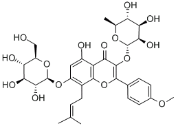 淫羊藿苷,CAS:489-32-7