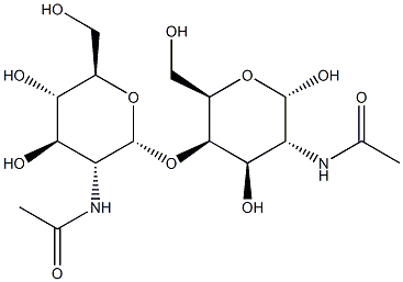 2-乙酰氨基-4-O-（2-乙酰氨基-2-脱氧 - B-d-D-吡喃葡萄糖基）-2-脱氧d吡喃半乳糖.CAS:141725-02-2