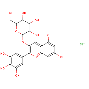 飞燕草素葡萄糖苷,CAS:6906-38-3