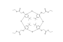 4-叔丁基-1-(乙氧羰基甲氧基)硫杂杯[4]芳烃 cas：210706-03-9