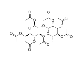 1,3,4,6-四-O-乙酰基-2-O-(2,3,4-三-O-乙酰基-6-脱氧-alpha-L-甘露糖基)-beta-D-吡喃葡萄糖，cas19949-47-4