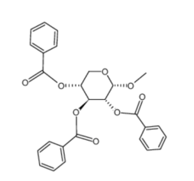 甲基-2,3,4-O-三苯甲酰基-a-D-木糖苷,cas:10225-78-2
