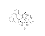 (S)-1-[(RP)-2-(二叔丁基膦)二茂铁基]乙基双(2-甲基苯基)膦 cas：849924-77-2