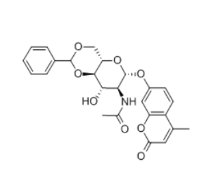 4-甲基伞形酮-2-乙酰氨基-2-脱氧-4,6-O-苄叉-beta-D-吡喃葡萄糖苷,cas55673-91-1