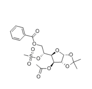 3-O-乙酰基-6-O-苯甲酰基5-O-甲磺酰基-1,2-O-异丙叉-alpha-呋喃葡萄糖,cas102029-58-3