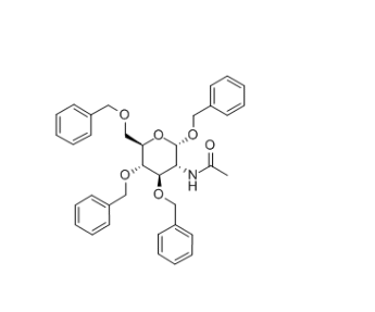 2-乙酰氨基1,3,4,6-O-四苄基-2-脱氧-alpha-D-吡喃葡萄糖苷,cas38416-56-7