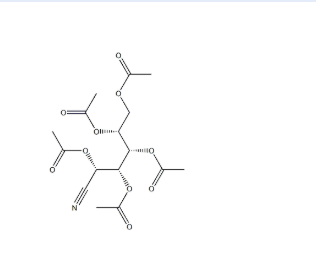 2,3,4,5,6-O-五乙酰基-D-半乳糖腈，cas35439-42-0