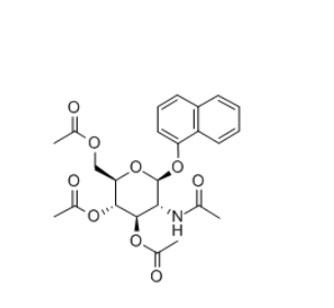 1-萘基-2-乙酰氨基,3,4,6-O-三乙酰基-2-脱氧-beta-D-吡喃葡萄糖苷，cas121356-12-5