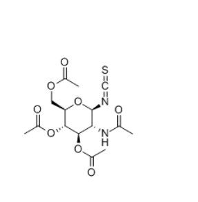 2-乙酰氨基-3,4,6-三-O-乙酰基-Β-D-葡萄吡喃糖基异硫氰酸酯,GITC，cas20590-45-8