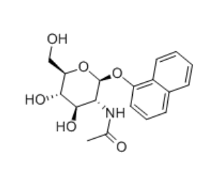 1-萘基-2-乙酰氨基-2-脱氧-beta-D-葡萄糖苷，cas10329-98-3