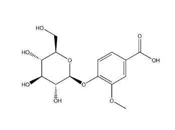 香草酸-4-β-D-葡萄糖苷，cas32142-31-7