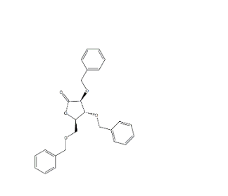 2,3,5-三苄基-D-阿拉伯糖-1,4-内酯，cas14233-64-8