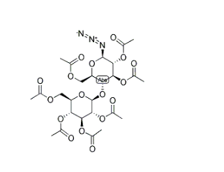 七乙酰基-1-脱氧-1-叠氮-beta-D-纤维二糖，cas33012-50-9 