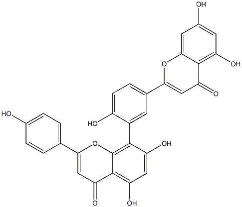 穗花杉双黄酮,CAS:1617-53-4