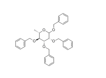 苄基2,3,4-三-O-苄基-L-吡喃鼠李糖苷，cas353754-90-2