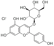 天竺葵素-3-氯化葡萄糖苷,CAS:18466-51-8