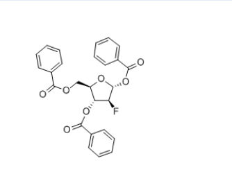 2-脱氧-2-氟-1,3,5-三苯甲酰基-alpha-D-阿拉伯呋喃糖，cas97614-43-2
