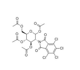 四乙酰基-2-脱氧-2-四氯邻苯二甲酰胺基-beta-D-吡喃葡萄糖，cas174356-26-4
