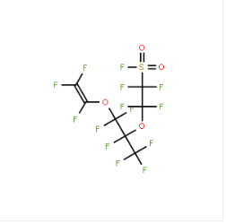 全氟-2-(2-硫酰氟乙氧基)丙基乙烯基醚，cas16090-14-5