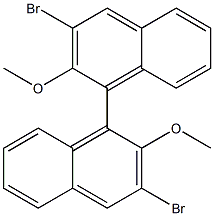 (R)-3,3&#039;-二溴-2,2&#039;-二甲氧基联萘酚,CAS:75714-59-9