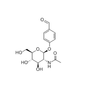 对甲酰基苯基-2-乙酰氨基葡萄糖苷，cas135608-48-9