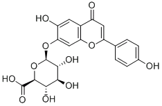 芹菜素-7-葡萄糖醛酸,CAS:29741-09-1