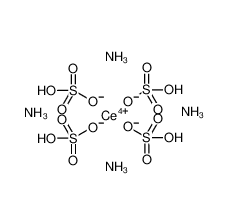 硫酸铈铵 硫酸铈铵,八水 cas：13840-04-5
