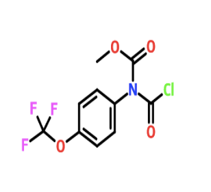 N-氯甲酰基-N-[4-(三氟甲氧基)苯基]氨基甲酸甲酯，cas173903-15-6