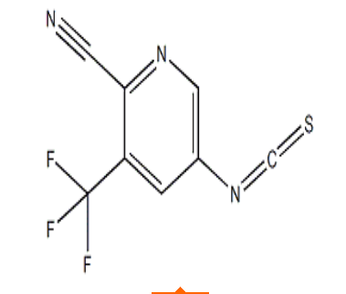 5-异硫氰酰基-3-(三氟甲基)吡啶-2-甲腈，cas951753-87-0