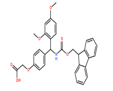 4-[(2,4-二甲氧基苯基)(Fmoc-氨基)甲基]苯氧乙酸，cas145069-56-3